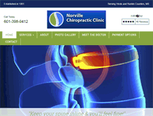 Tablet Screenshot of flowoodchiropracticcare.com